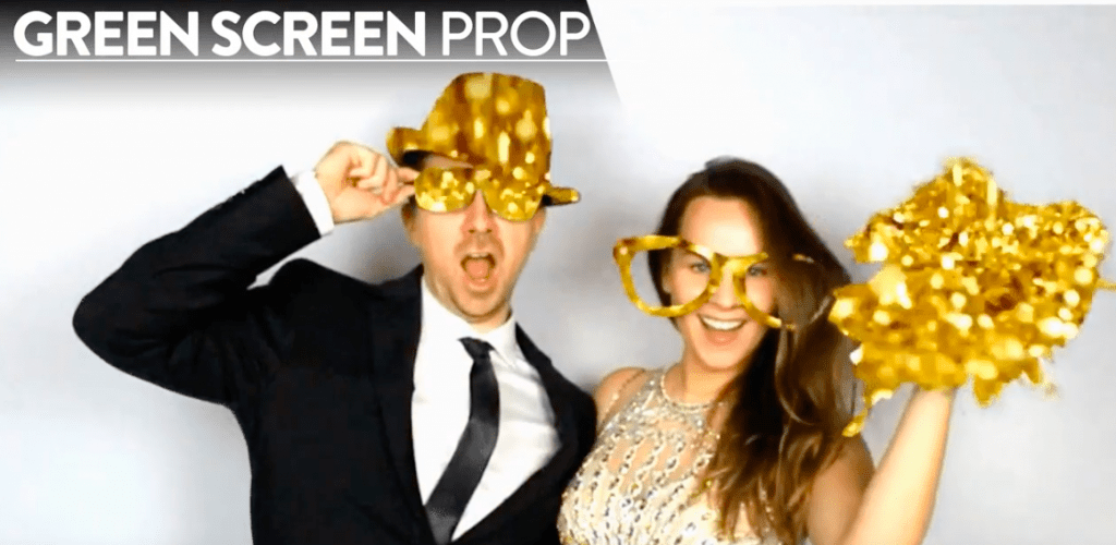 green screen props photo booth