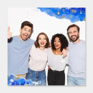 Hanukkah Watercolor - Pack - Photo - Square